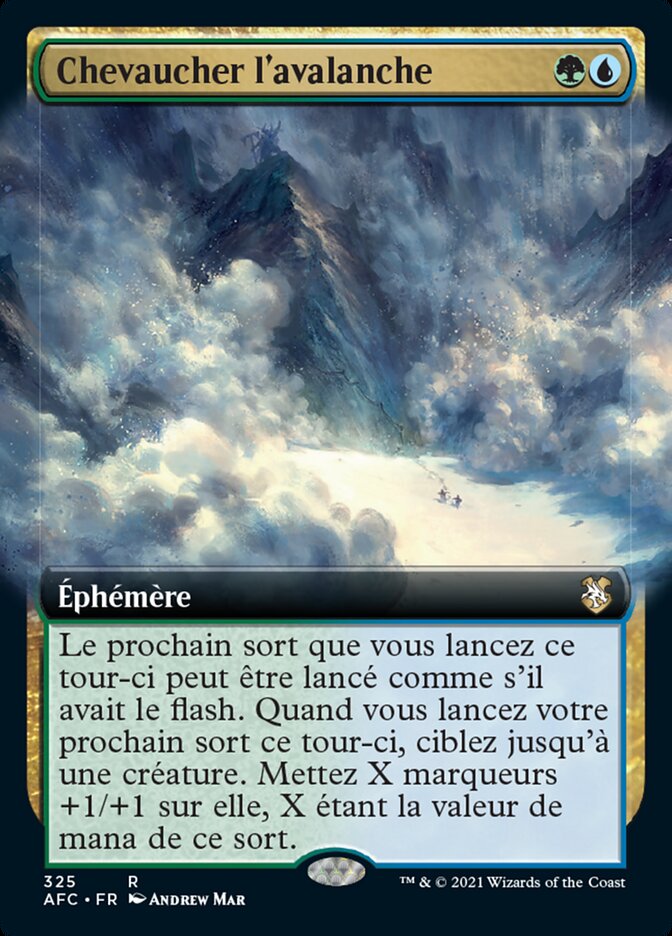 Chevaucher l'avalanche