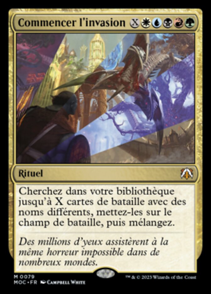 Commencer l'invasion