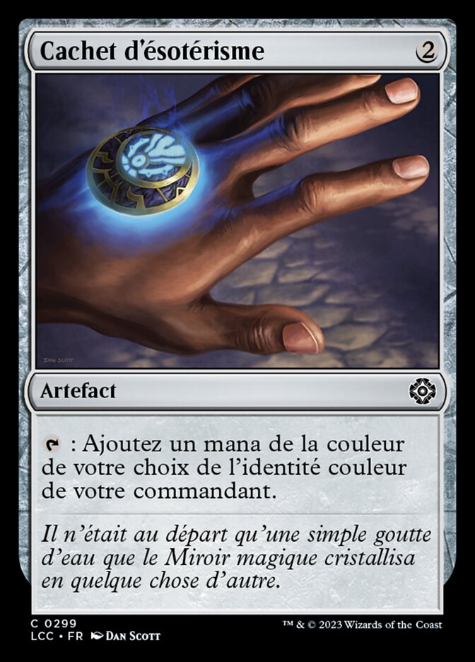 Cachet d'ésotérisme