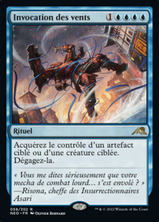 Invocation des vents