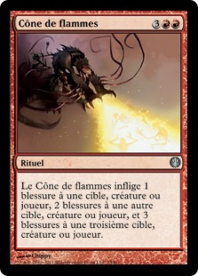 Cône de flammes