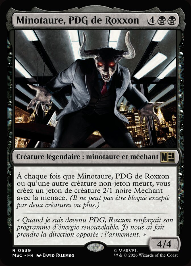 Minotaure, PDG de Roxxon