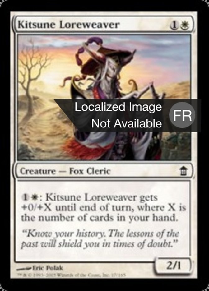 Tisseur de légendes kitsune