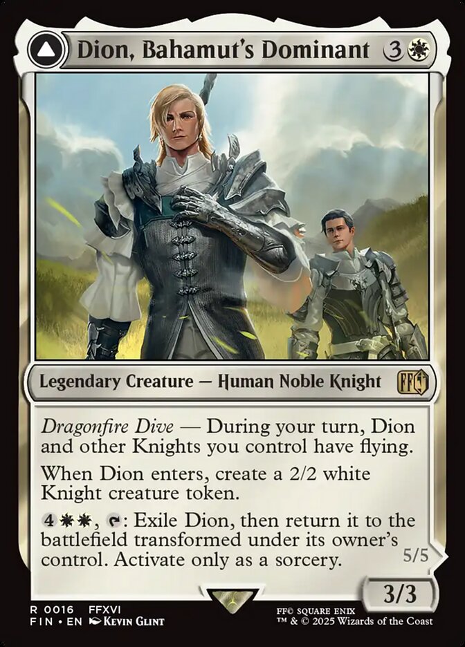 Dion, Bahamut's Dominant // Bahamut, Warden of Light