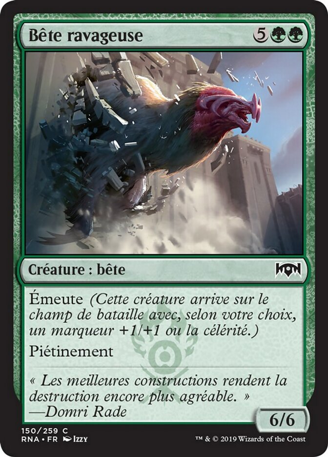 Bête ravageuse
