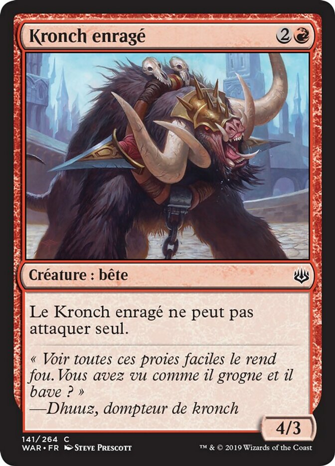 Kronch enragé