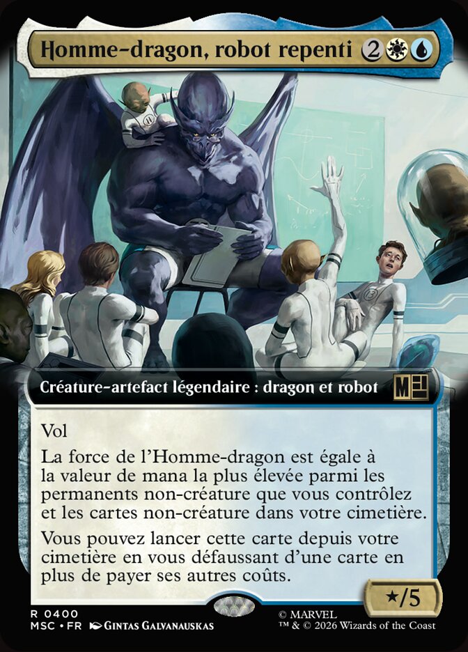 Homme-dragon, robot repenti