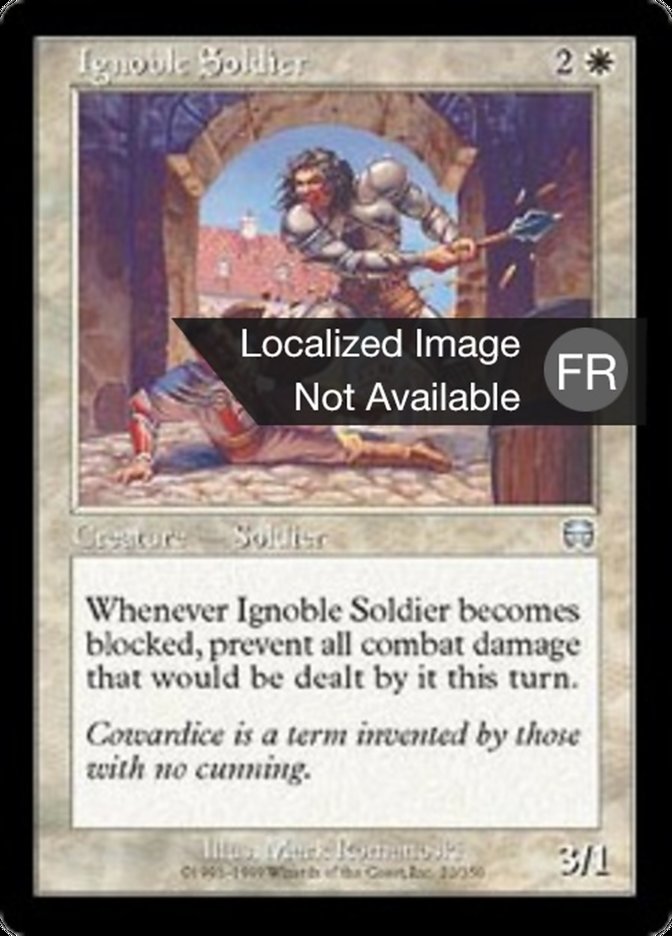 Soldat ignoble