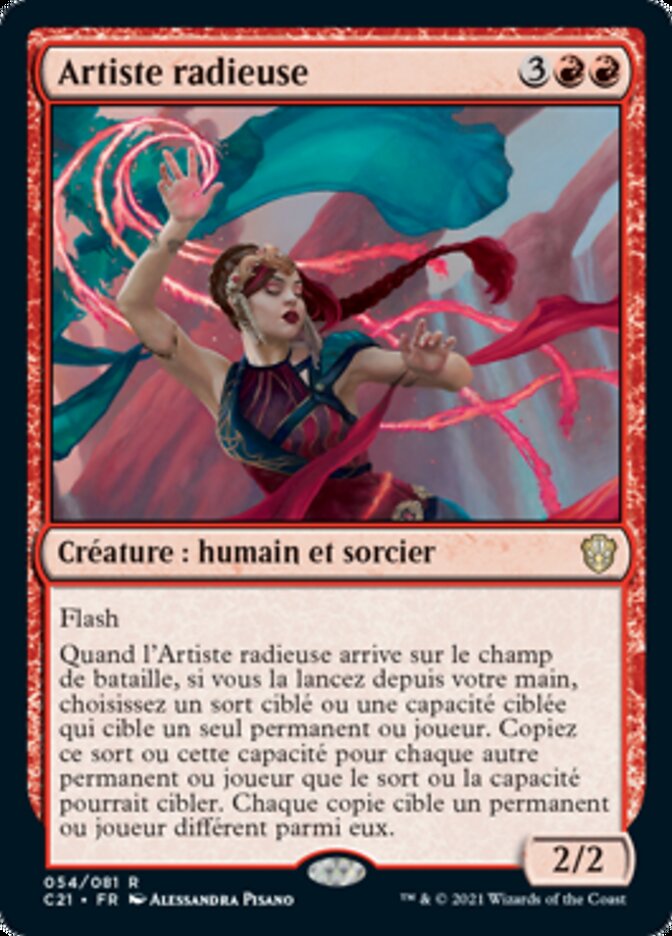 Artiste radieuse