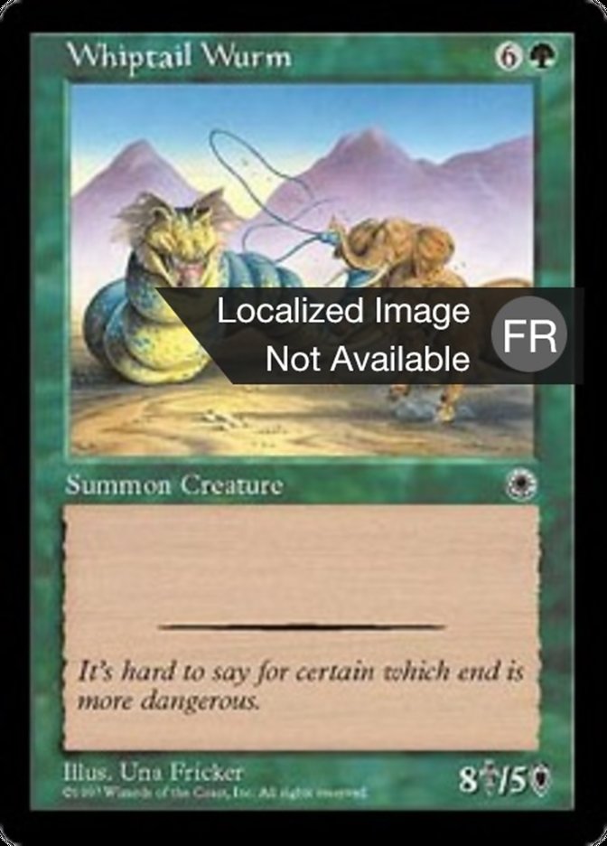 Guivre a queue en fouet