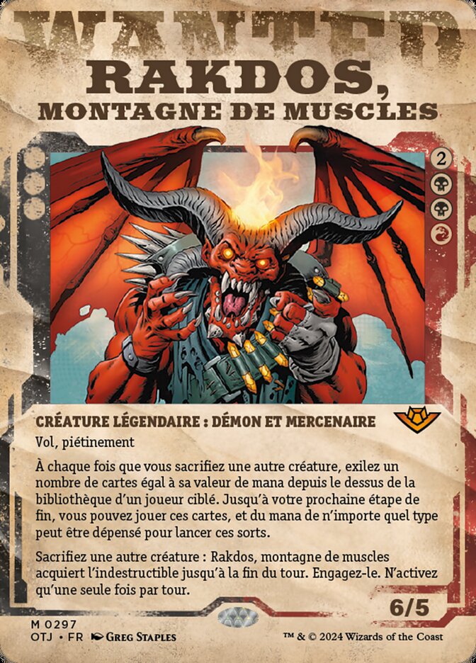 Rakdos, montagne de muscles