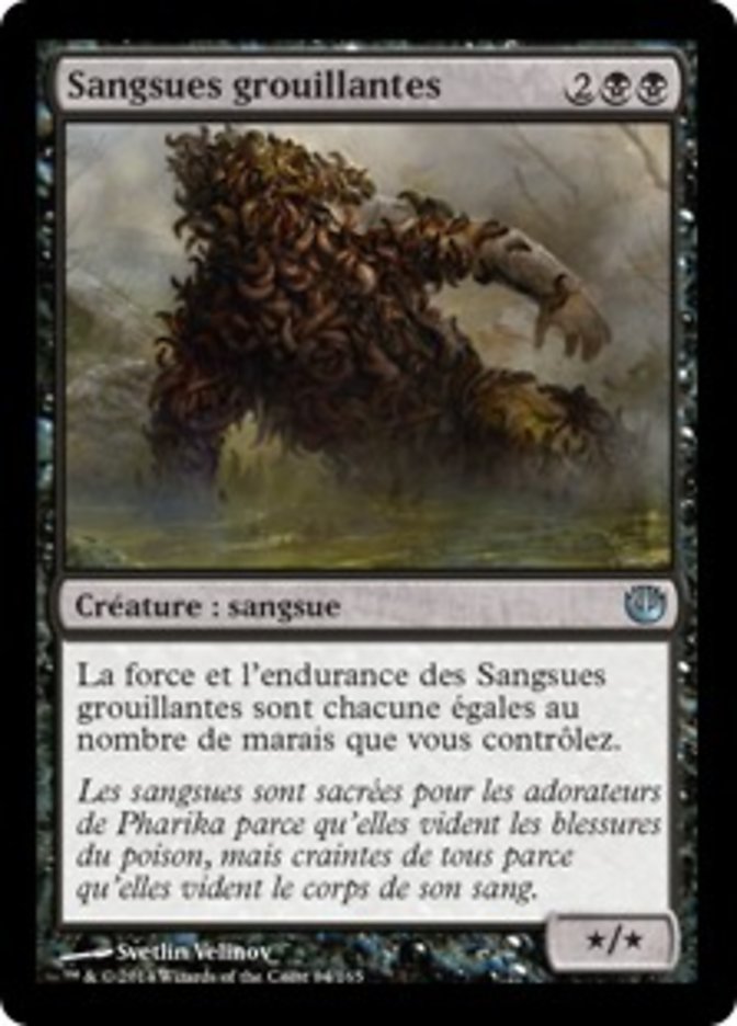 Sangsues grouillantes