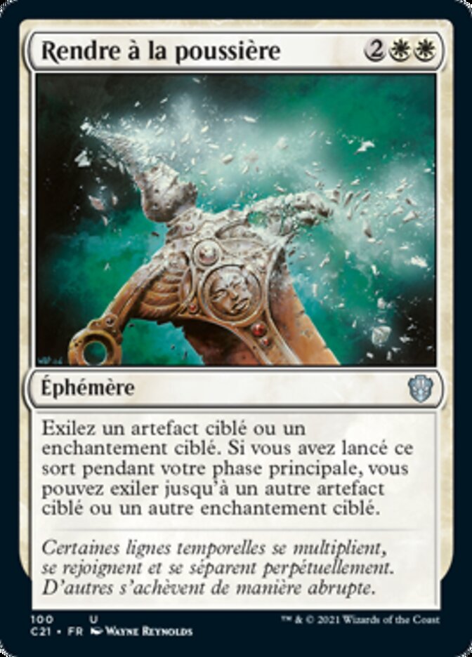 Rendre à la poussière