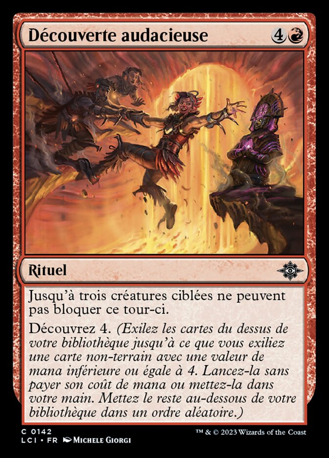 Découverte audacieuse