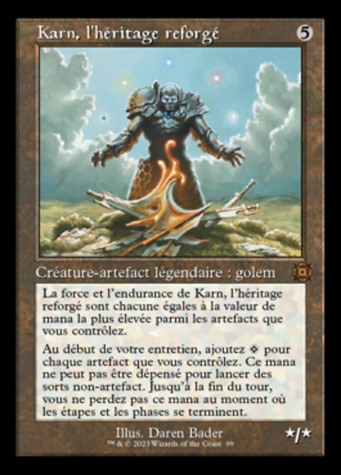 Karn, l'héritage reforgé