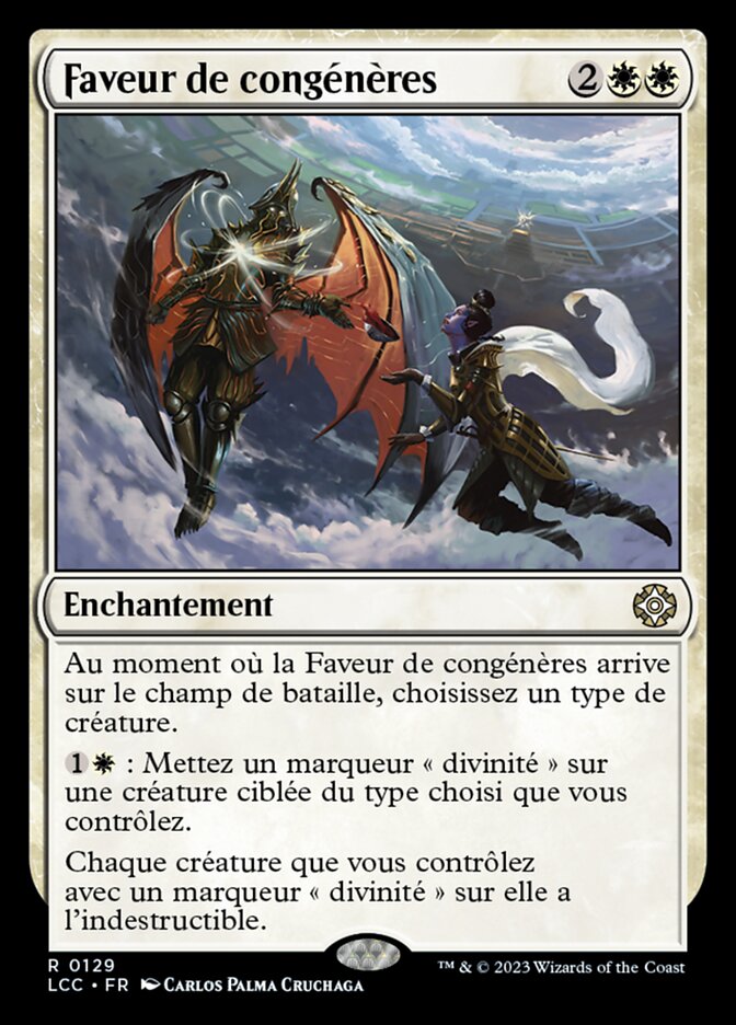 Faveur de congénères