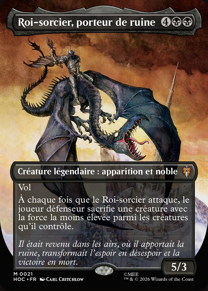 Roi-sorcier, porteur de ruine