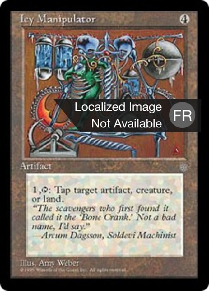 Manipulateur glacial