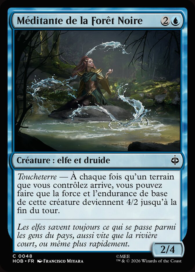 Méditante de la Forêt Noire