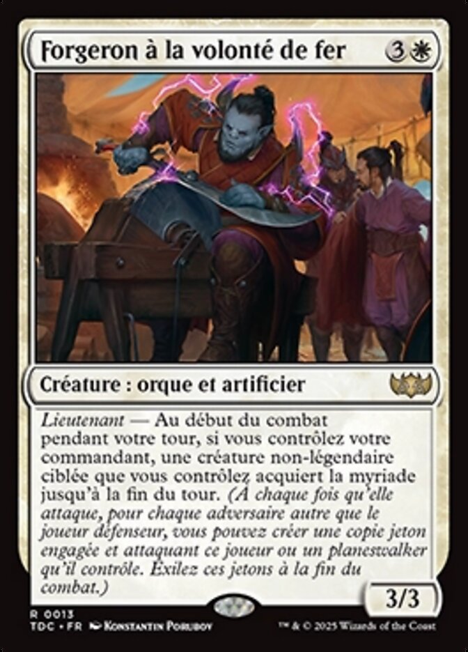 Forgeron à la volonté de fer