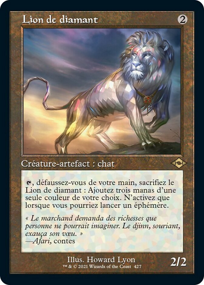 Lion de diamant