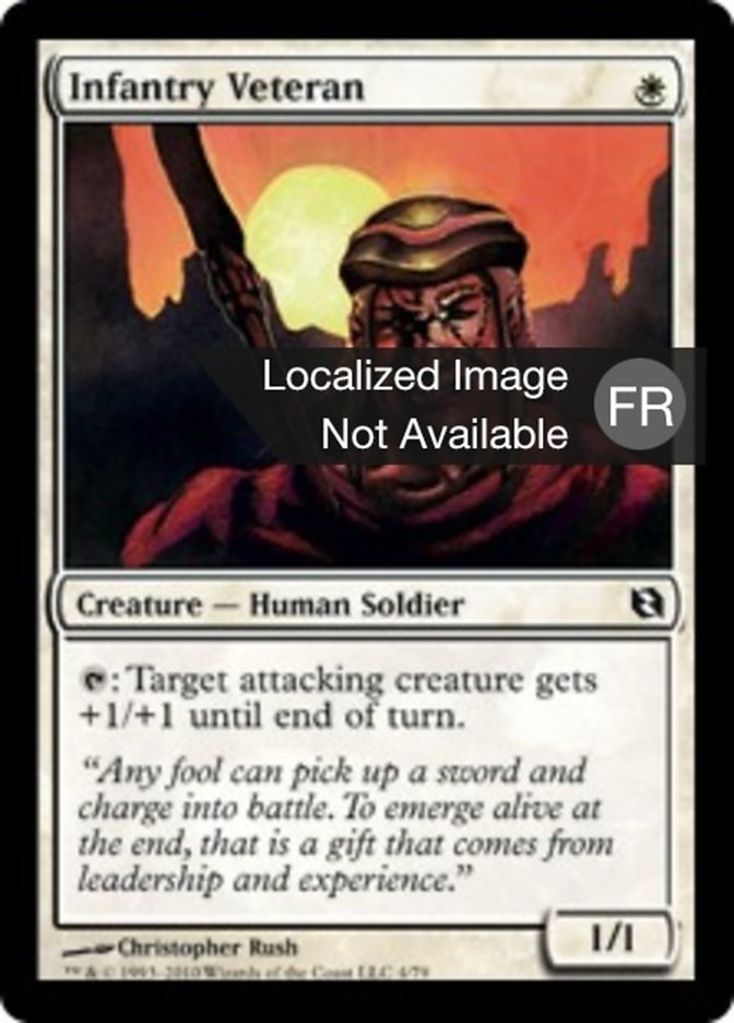 Vétéran de l'infanterie