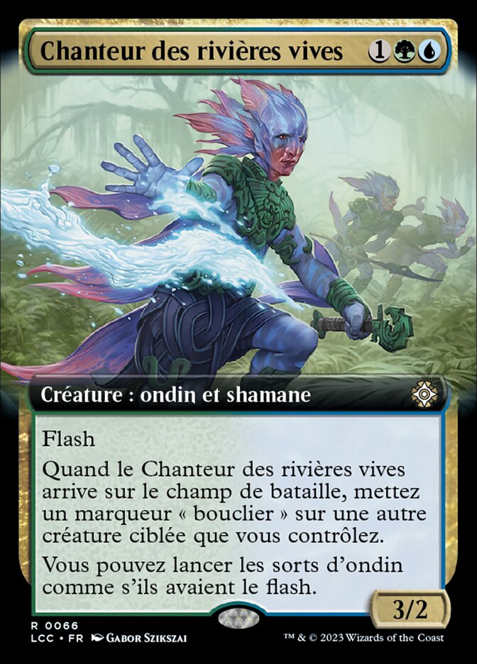 Chanteur des rivières vives