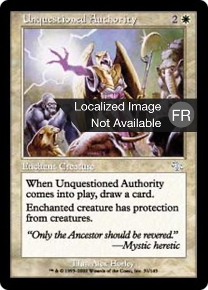 Autorité incontestable