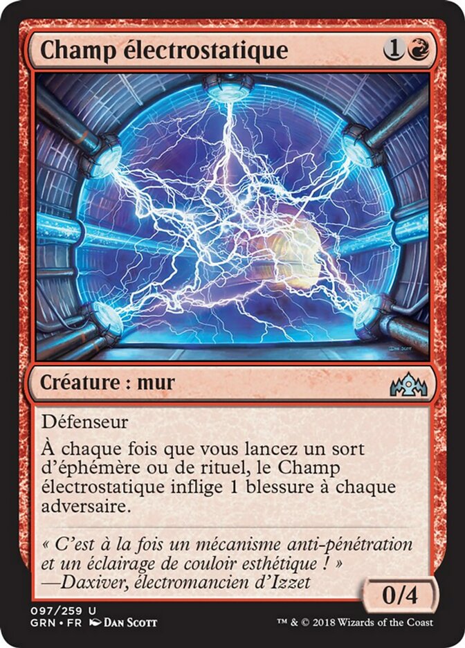 Champ électrostatique