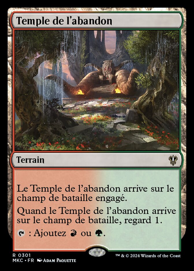 Temple de l'abandon
