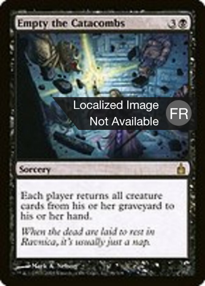 Évacuation des catacombes