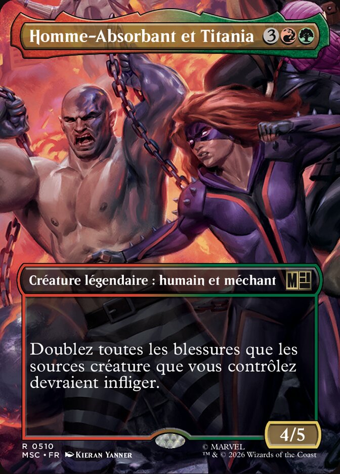 Homme-Absorbant et Titania