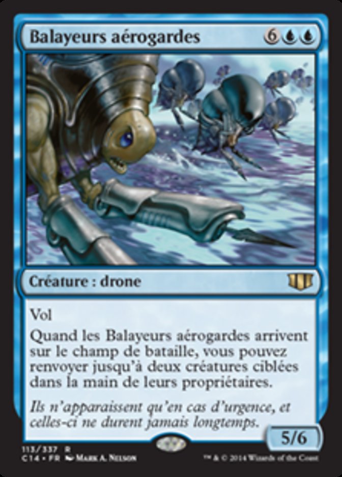 Balayeurs aérogardes