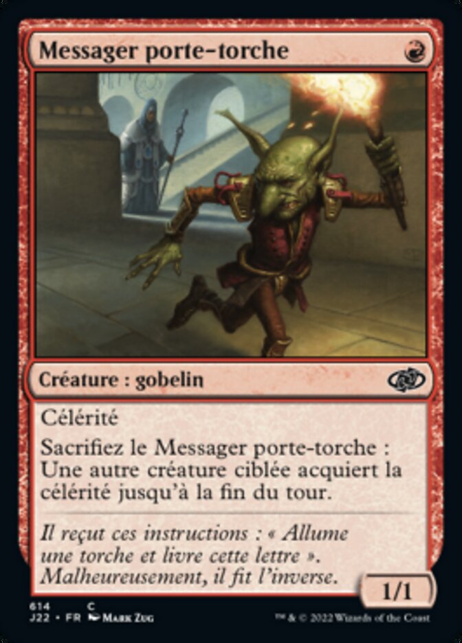 Messager porte-torche