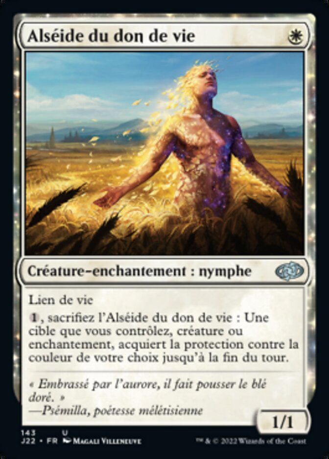 Alséide du don de vie