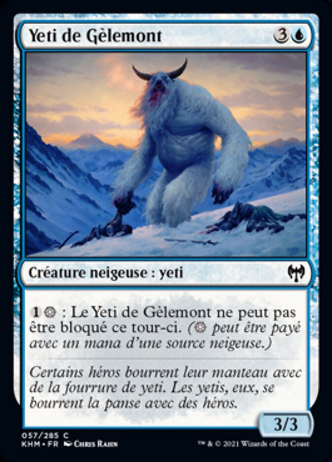 Yeti de Gèlemont