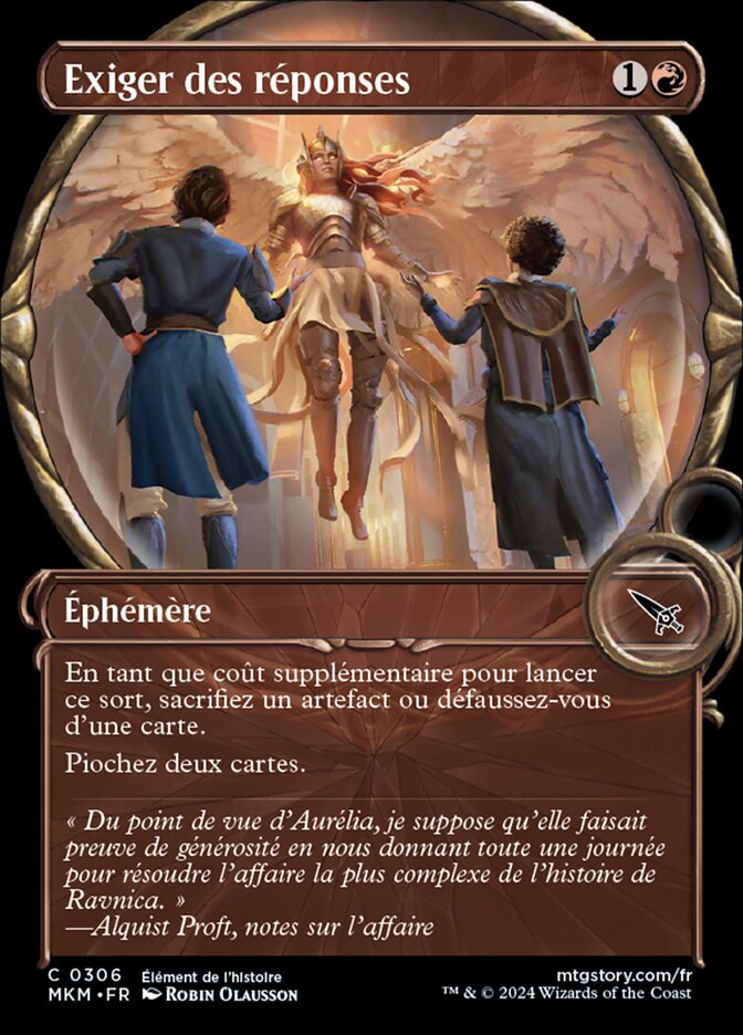 Exiger des réponses