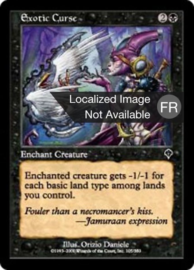 Malédiction exotique