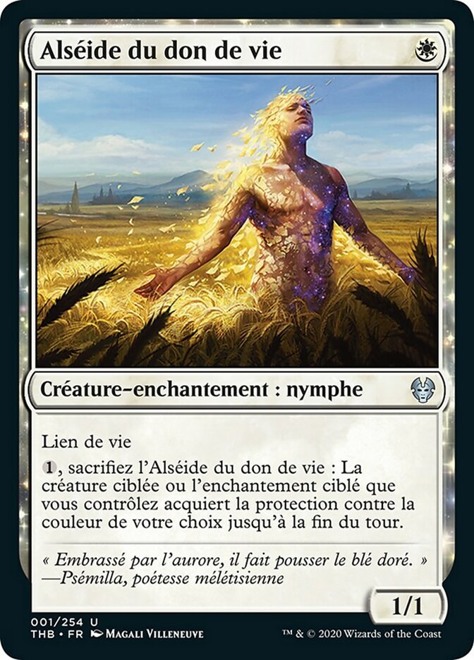 Alséide du don de vie