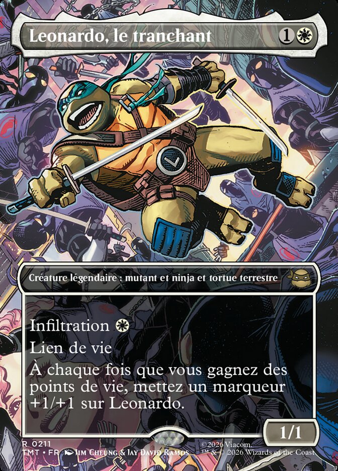 Leonardo, le tranchant