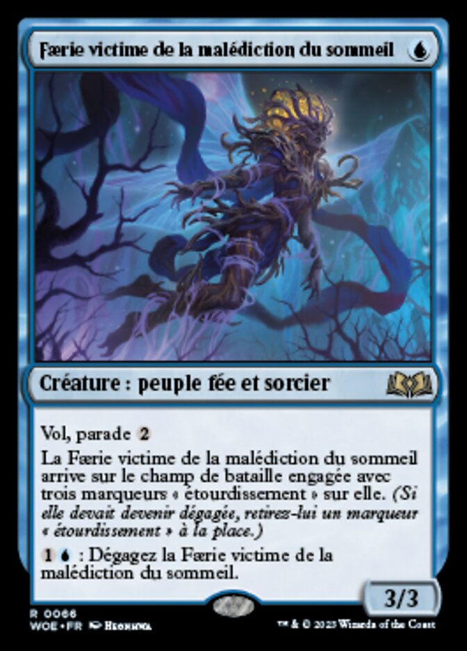 Faerie victime de la malédiction du sommeil