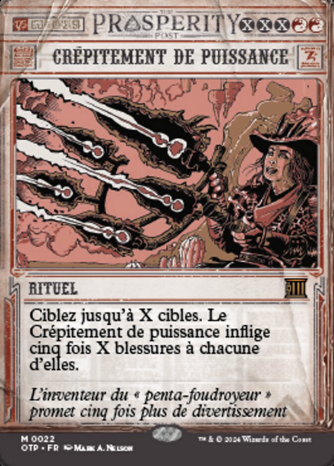 Crépitement de puissance