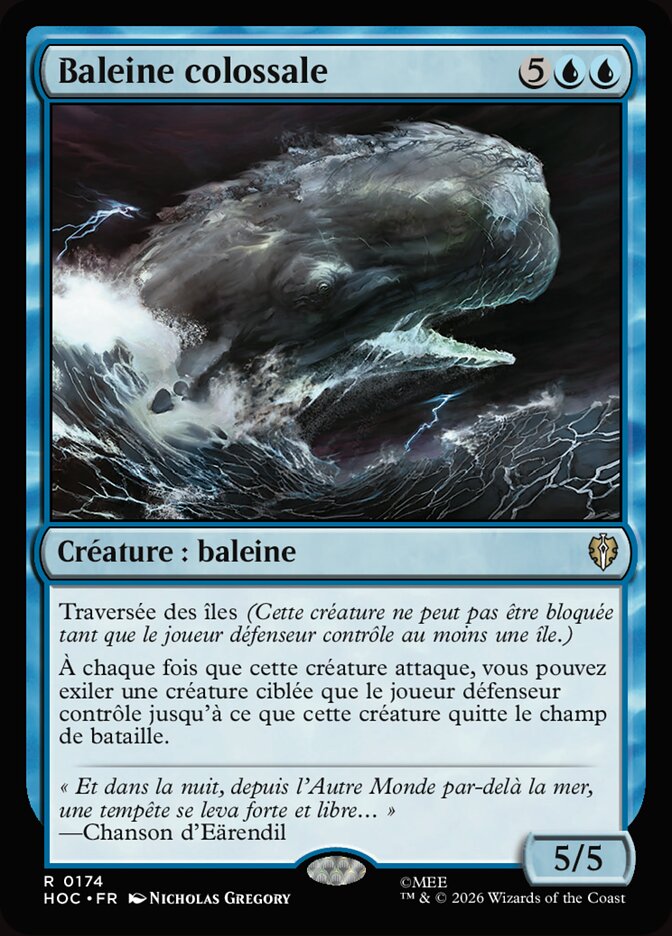 Baleine colossale