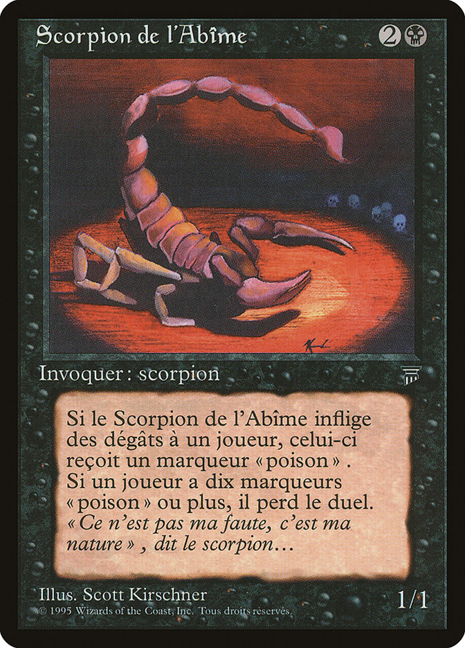 Scorpion de l'Abime