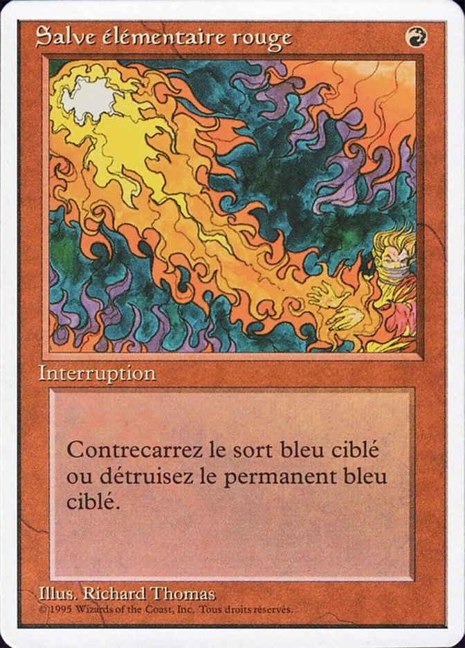 Salve élémentaire rouge