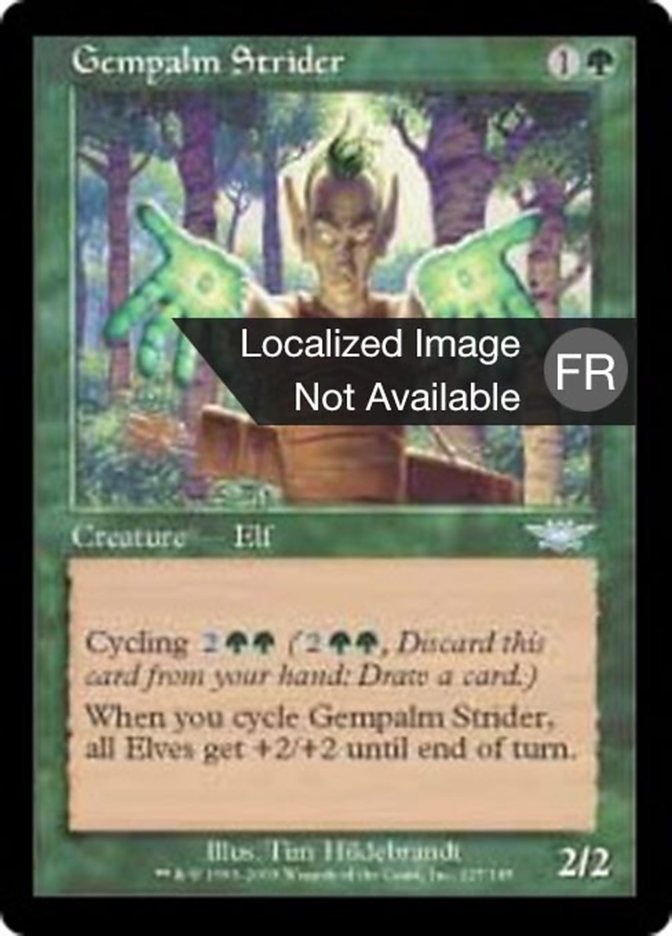 Enjambeur gemmepaume