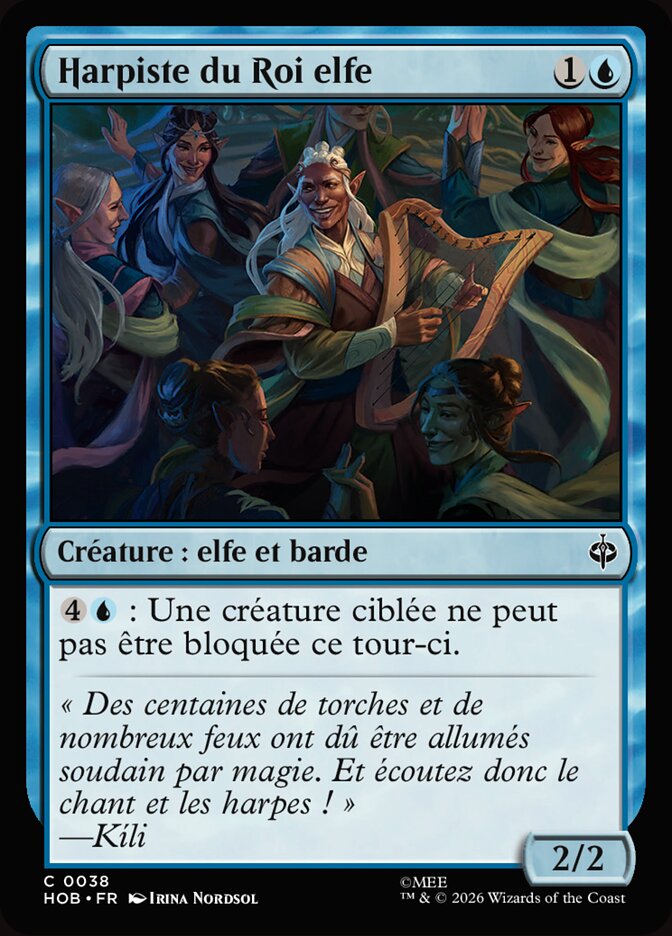 Harpiste du Roi elfe