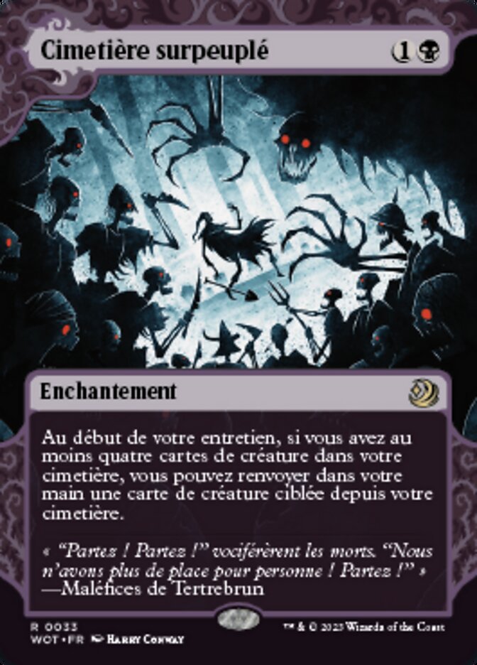 Cimetière surpeuplé