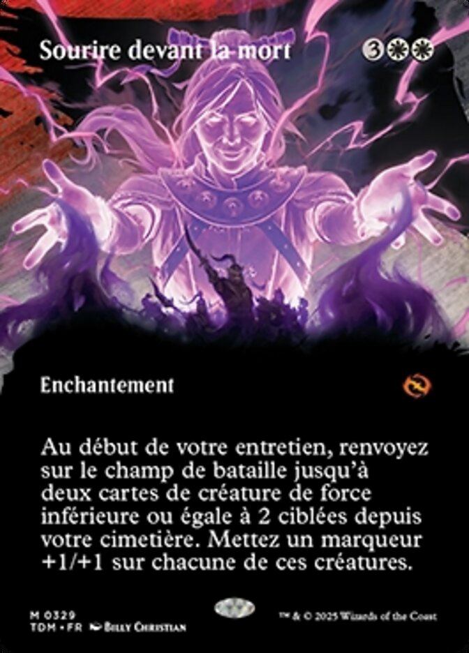 Sourire devant la mort