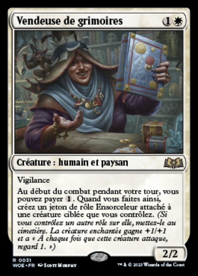 Vendeuse de grimoires